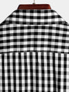 Men's Casual Pocket Plaid Cotton Shirt