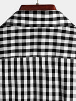 Men's Casual Pocket Plaid Cotton Shirt