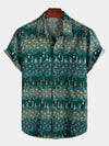 Men's Vintage Casual Retro Short Sleeve Shirt