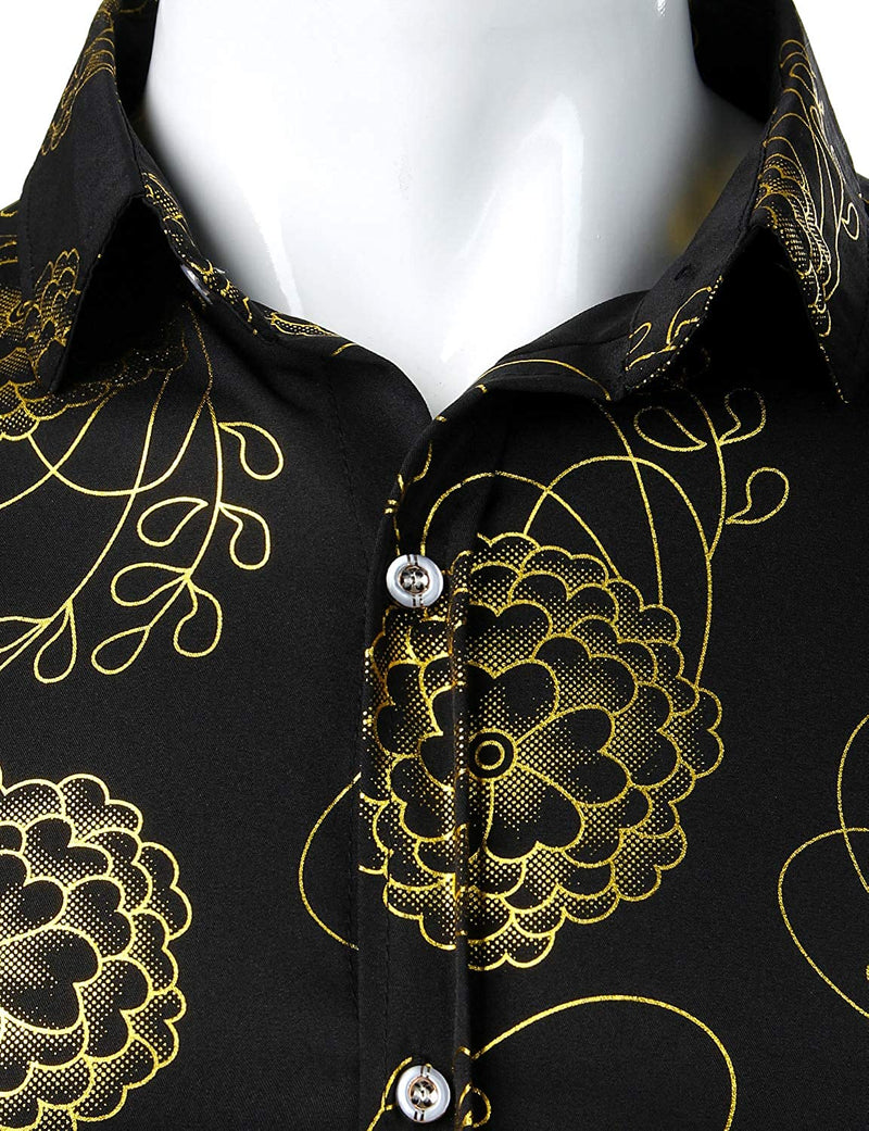 Men's Long Sleeve Casual Button Up Shirt