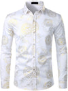 Men's Long Sleeve Casual Button Up Shirt