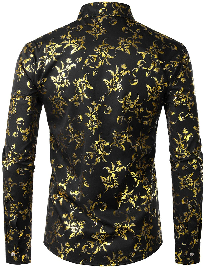 Men's Long Sleeve Casual Button Up Shirt